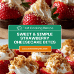 Strawberry Cheesecake Bites Recipe