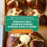Korean Cream Cheese Garlic Bread Recipe