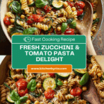 Pasta with Zucchini and Tomatoes Recipe