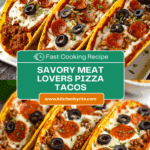 Meat Lovers Pizza Tacos Recipe