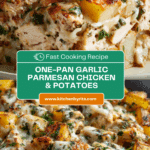 Garlic Parmesan Chicken and Potatoes (One-Pan Dinner) Recipe