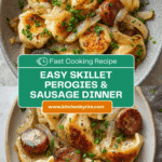 Classic Perogies and Sausage Skillet Recipe