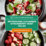 This Cucumber Strawberry Salad Recipe