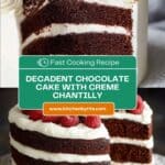 Chocolate Layer Cake with Creme Chantilly Frosting Recipe