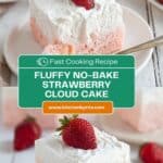 3 Ingredient No Bake Strawberry Cloud Cake Recipe