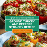 Ground Turkey and Peppers Stir-Fry Recipe