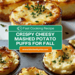 Cheesy Mashed Potato Puffs Recipe