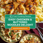 Chicken and Buttered Noodles Recipe