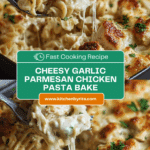 Garlic Parmesan Chicken Pasta Bake Recipe
