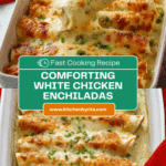 Healthy White Chicken Enchiladas Recipe