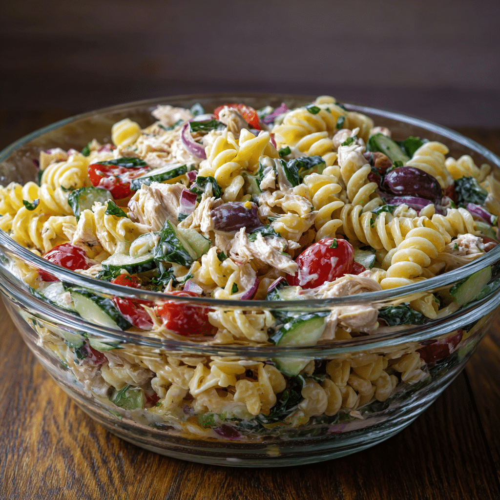 en Pasta Salad | Healthy Lunch Meal Prep Recipe