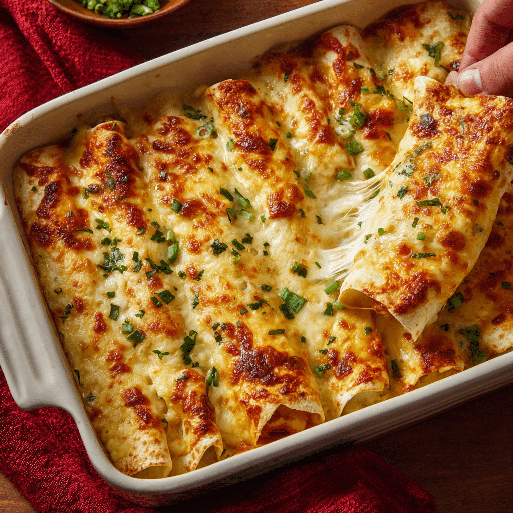 Healthy White Chicken Enchiladas Recipe