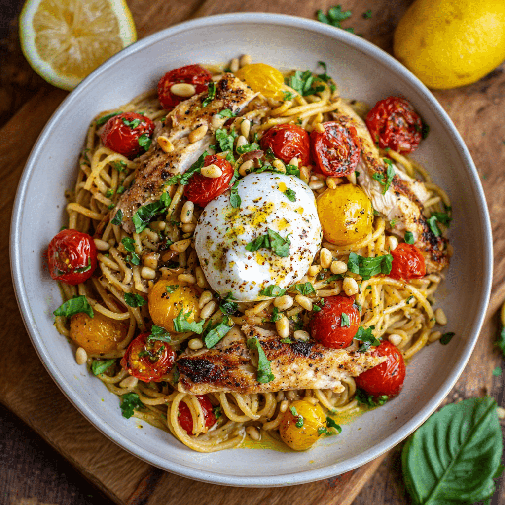 th Burrata and Lemon Butter Garlic Sauce Recipe