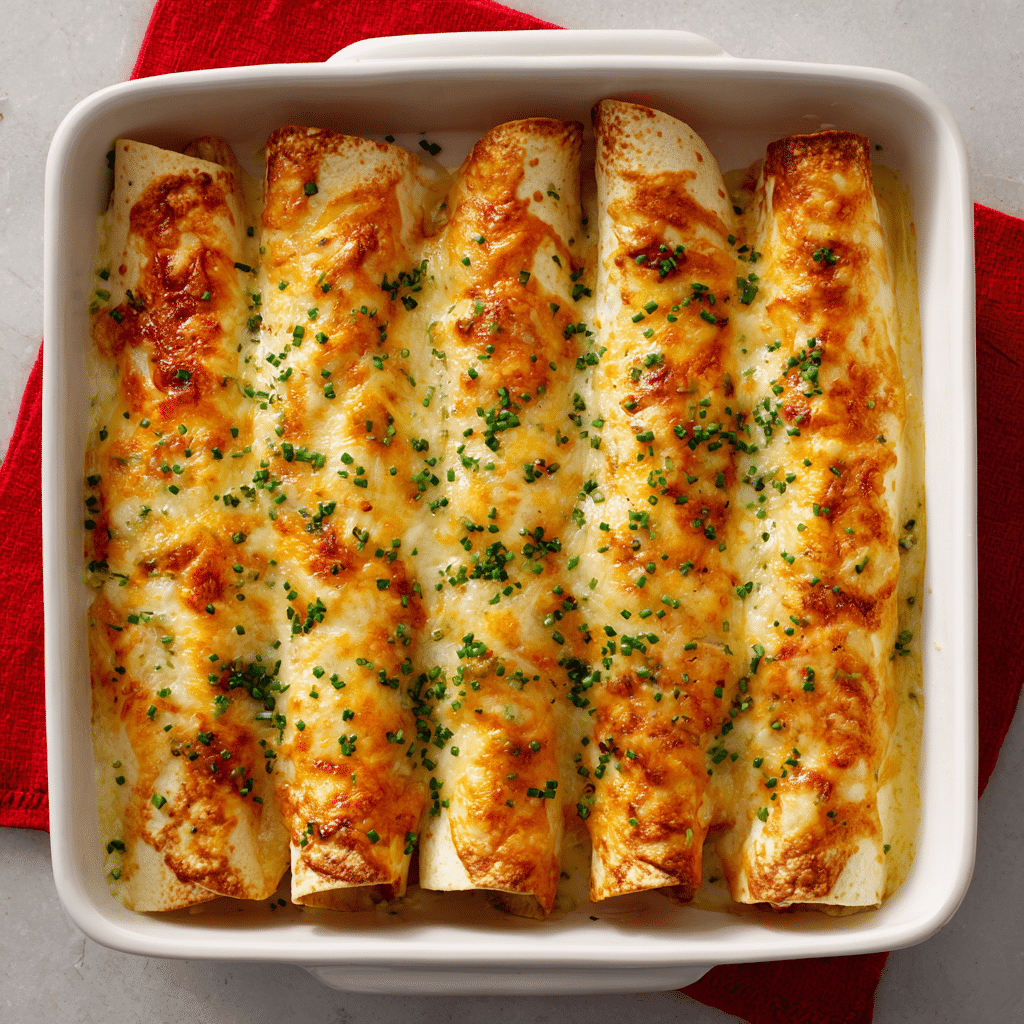 Healthy White Chicken Enchiladas Recipe