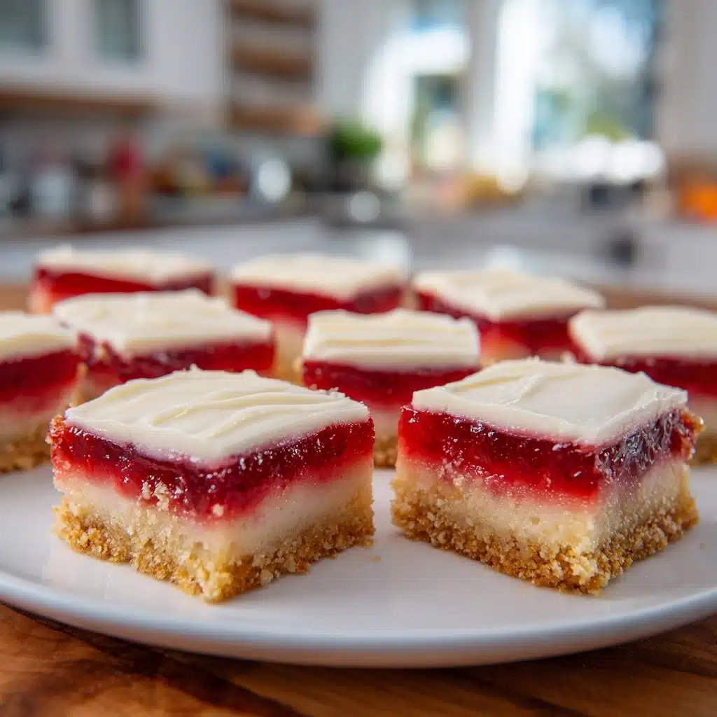 Rhubarb Bars with Cream Cheese Recipe - Recipe Image