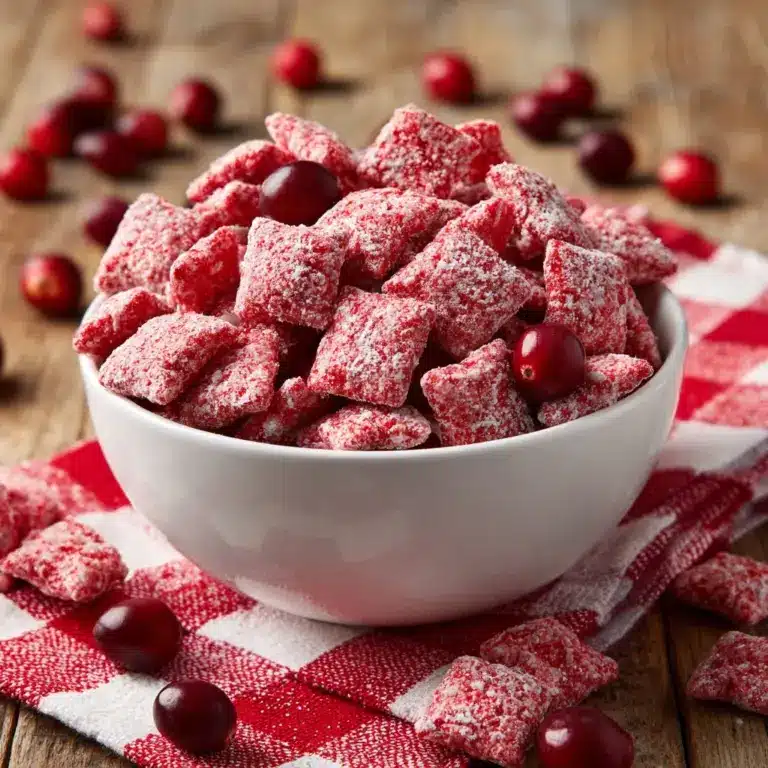 Cherry Cheesecake Puppy Chow Recipe