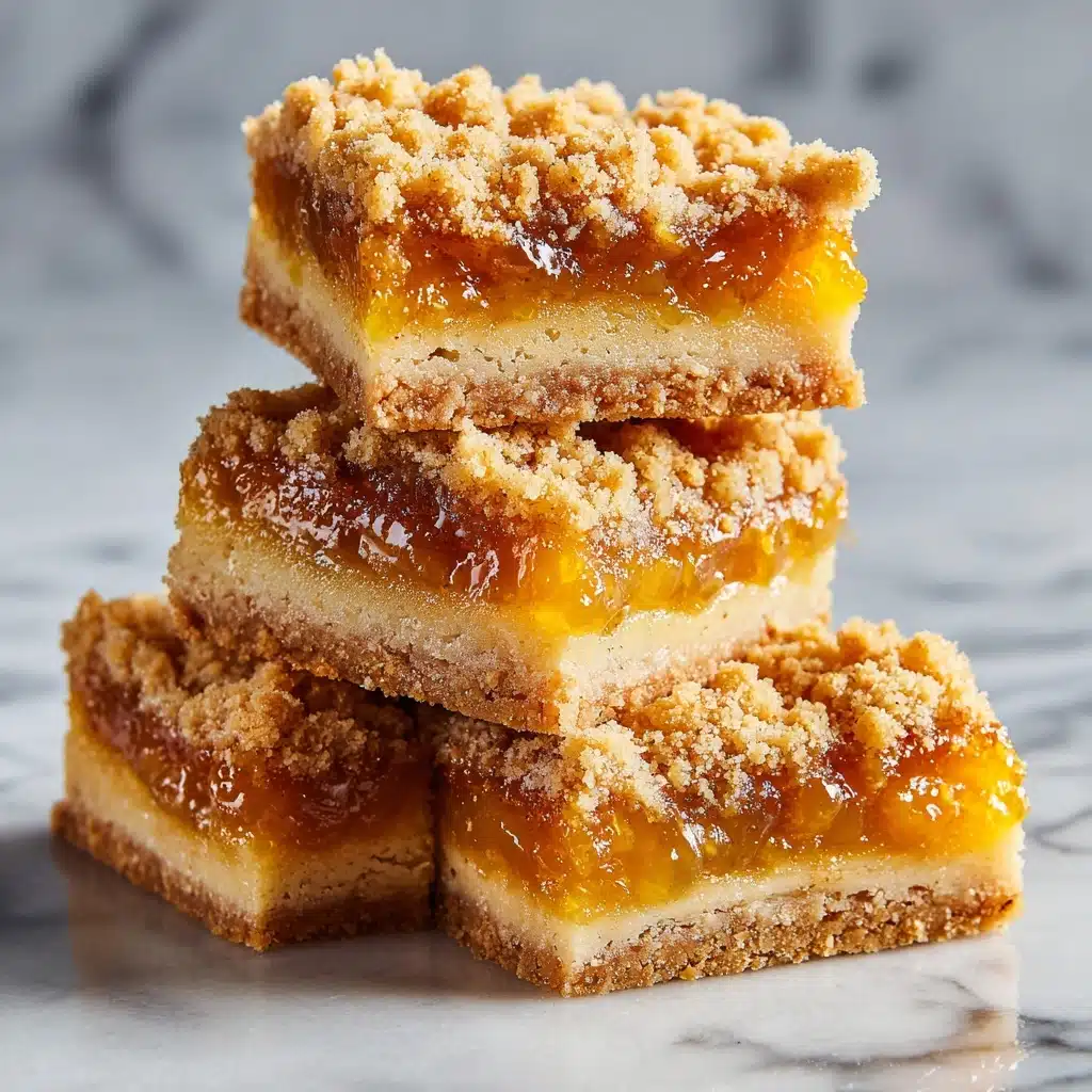Heavenly Summer Peach Bars Recipe