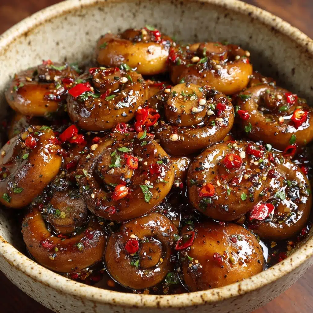 Black Pepper Chicken with Mushrooms Recipe - Recipe Image