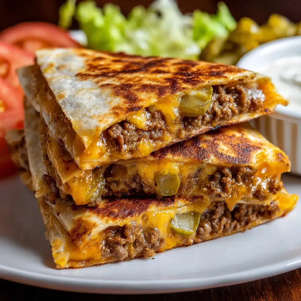 Cheeseburger Quesadilla Recipe - Recipe Image