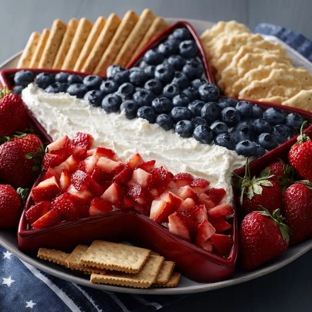 How to Make Star Spangled Cheesecake Dip! Recipe - Recipe Image