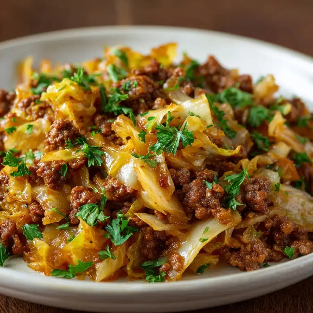 Ground Beef and Chopped Cabbage Recipe