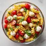 Creamy Caprese Pasta Salad Recipe