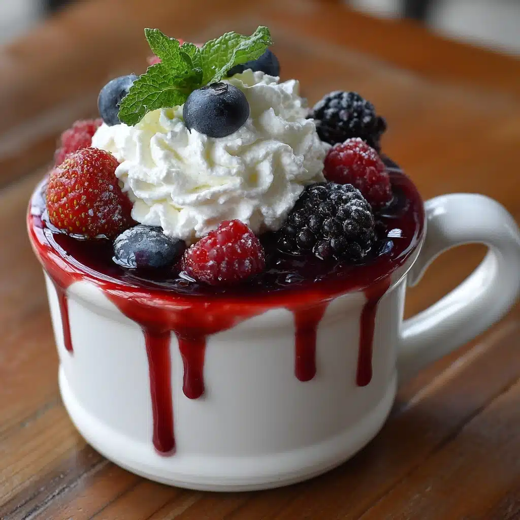Cheesecake Flavored Mug Cake Recipe - Recipe Image