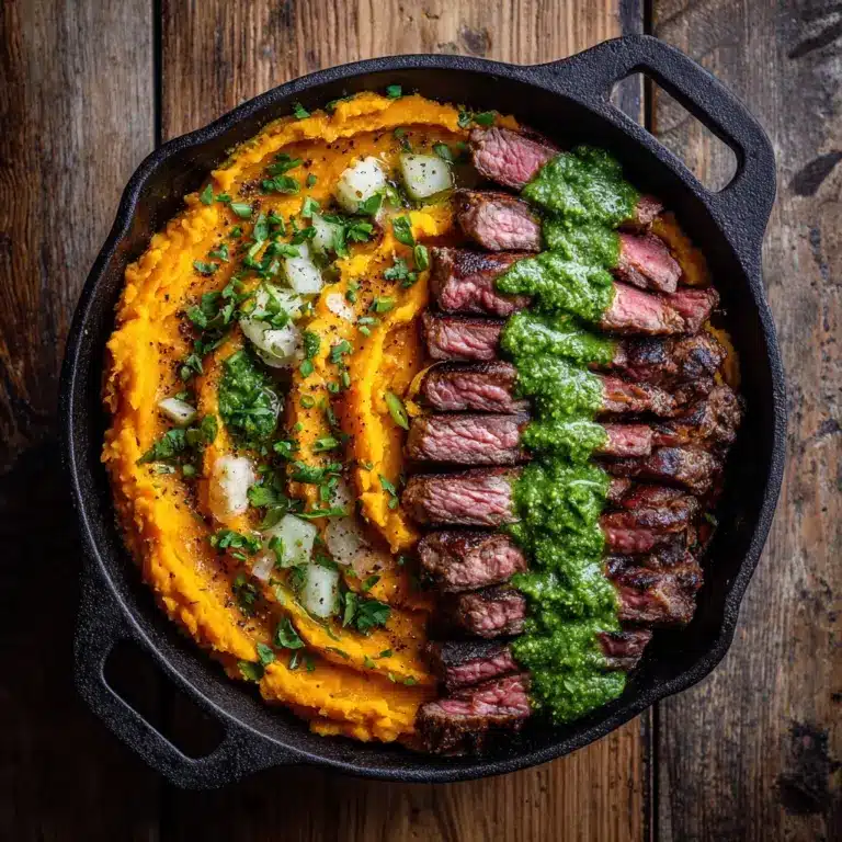 Steak with Green Sauce Recipe