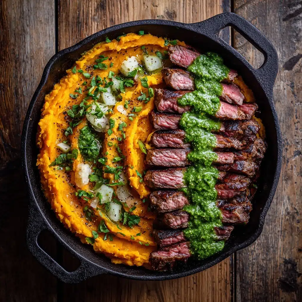 Steak with Green Sauce Recipe - Recipe Image