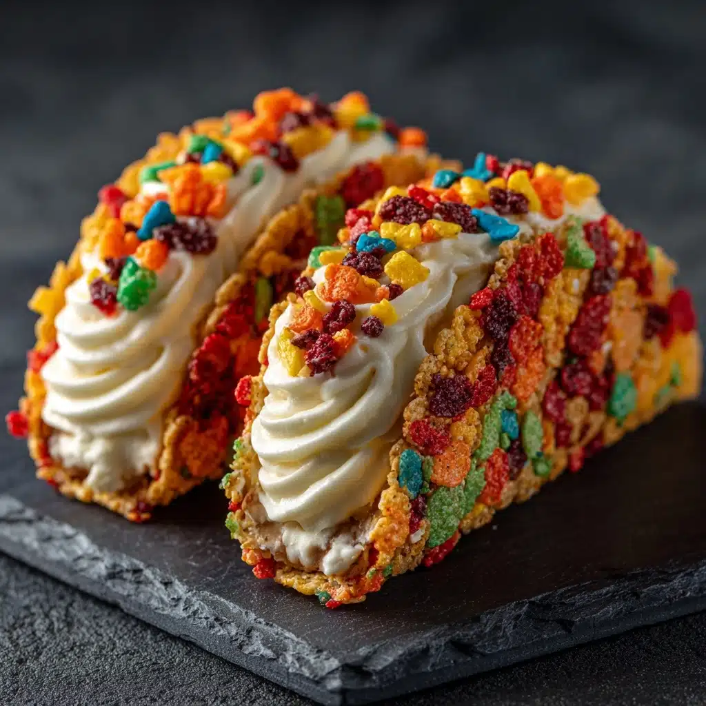 Fruity Pebbles Cheesecake Tacos Recipe