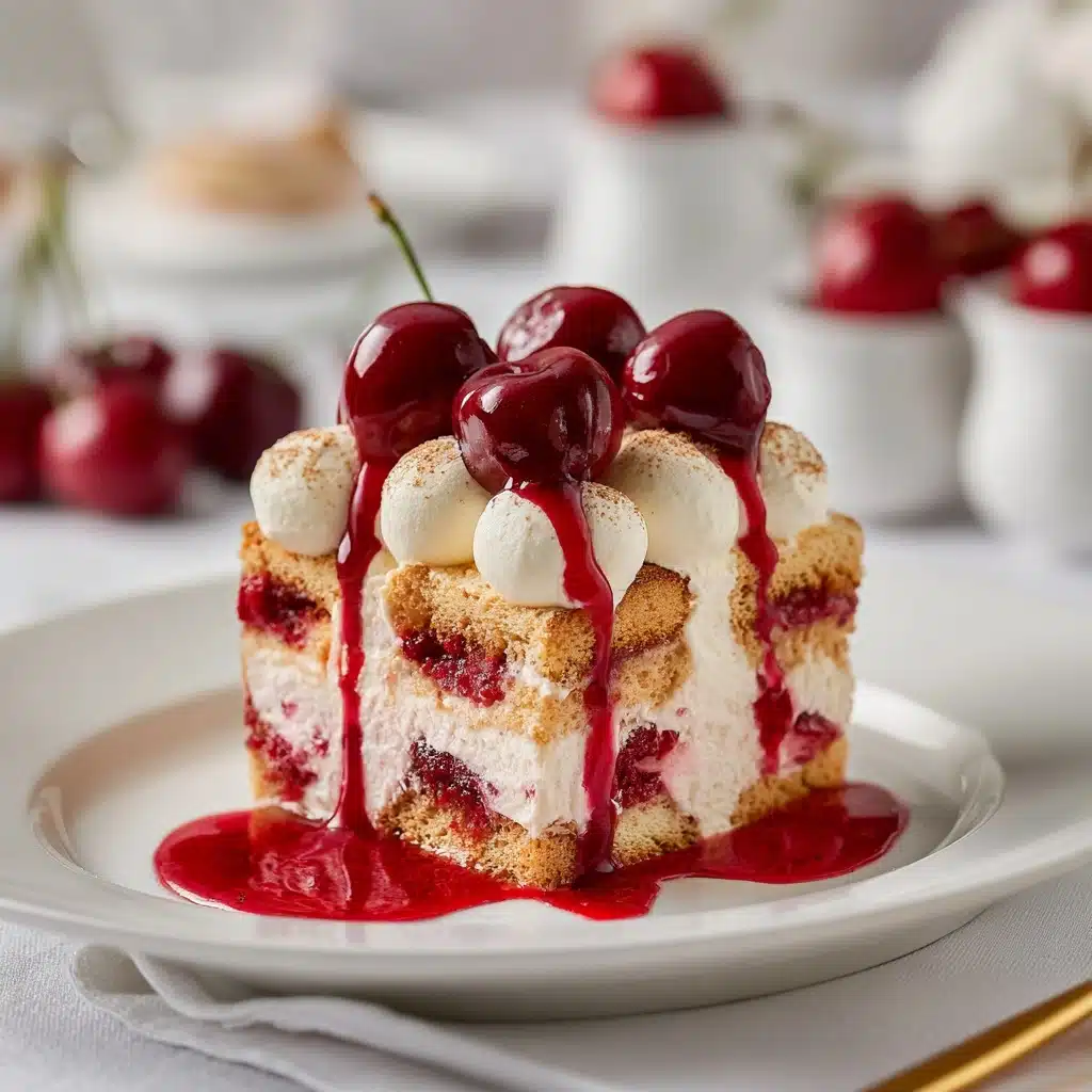 Cherry Amaretto Tiramisu Recipe - Recipe Image
