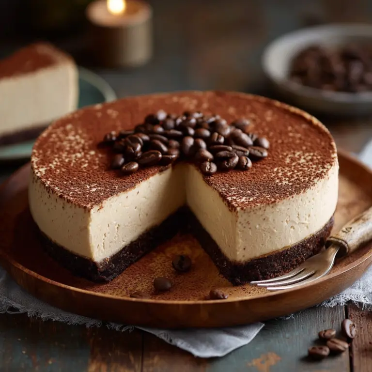 Creamy Coffee Cheesecake Recipe