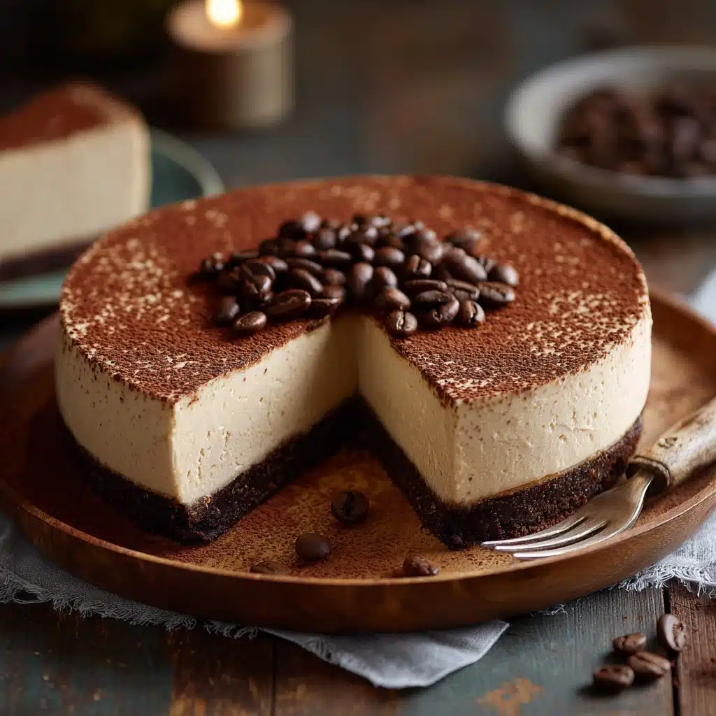 Creamy Coffee Cheesecake Recipe - Recipe Image