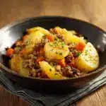 Hobo Casserole Rustic Ground Beef and Potato Bake Recipe