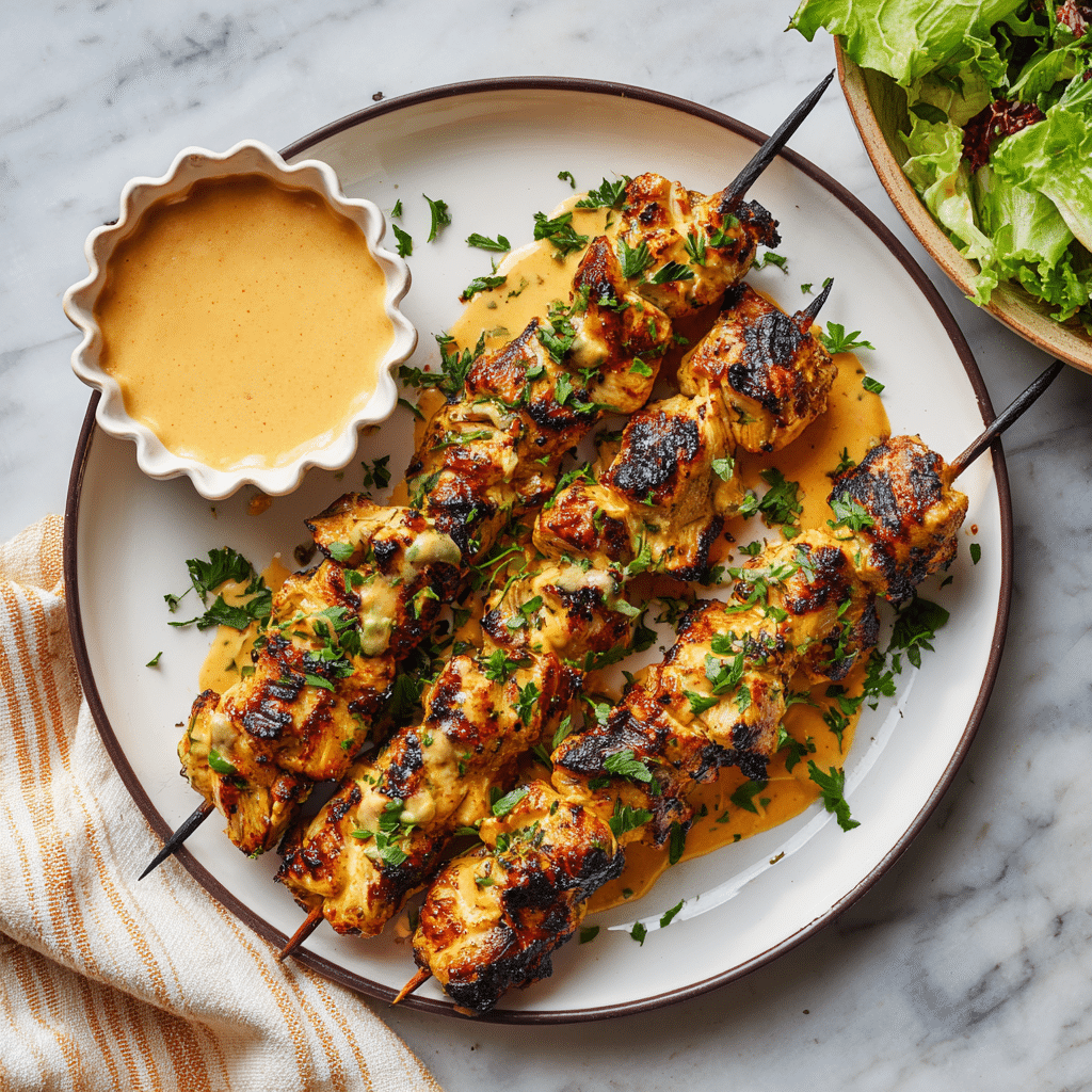 Bang Bang Chicken Skewers Recipe - Recipe Image