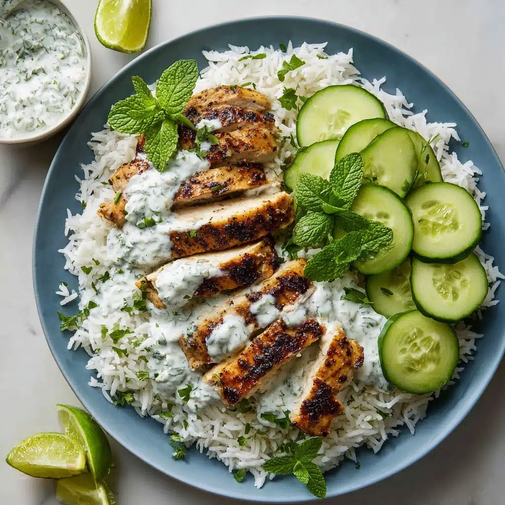 Dump-and-Bake Chicken Tzatziki with Rice Recipe