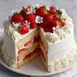 Strawberry Vanilla Cake Recipe