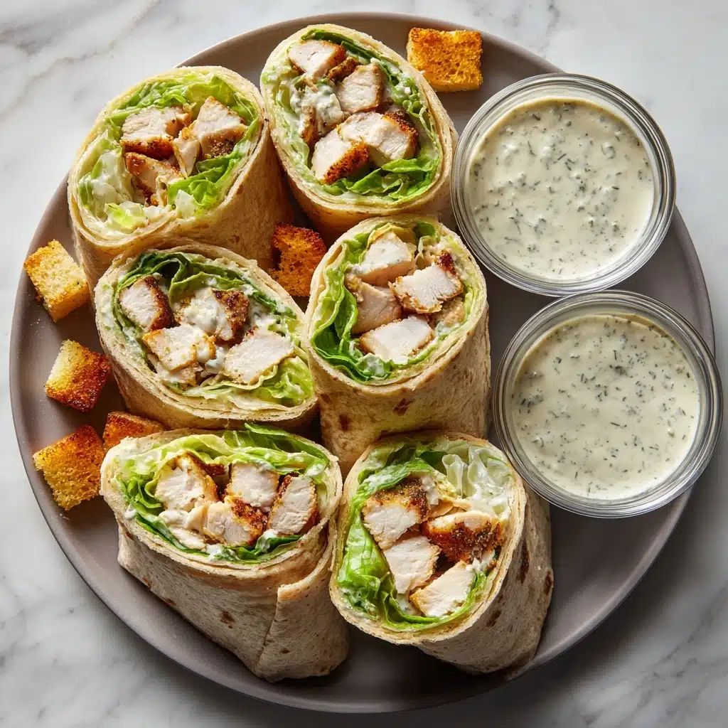 Chicken Caesar Wraps Recipe - Recipe Image