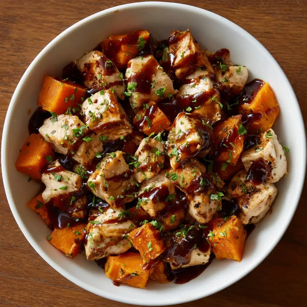 BBQ Chicken Sweet Potato Bowl Recipe - Recipe Image