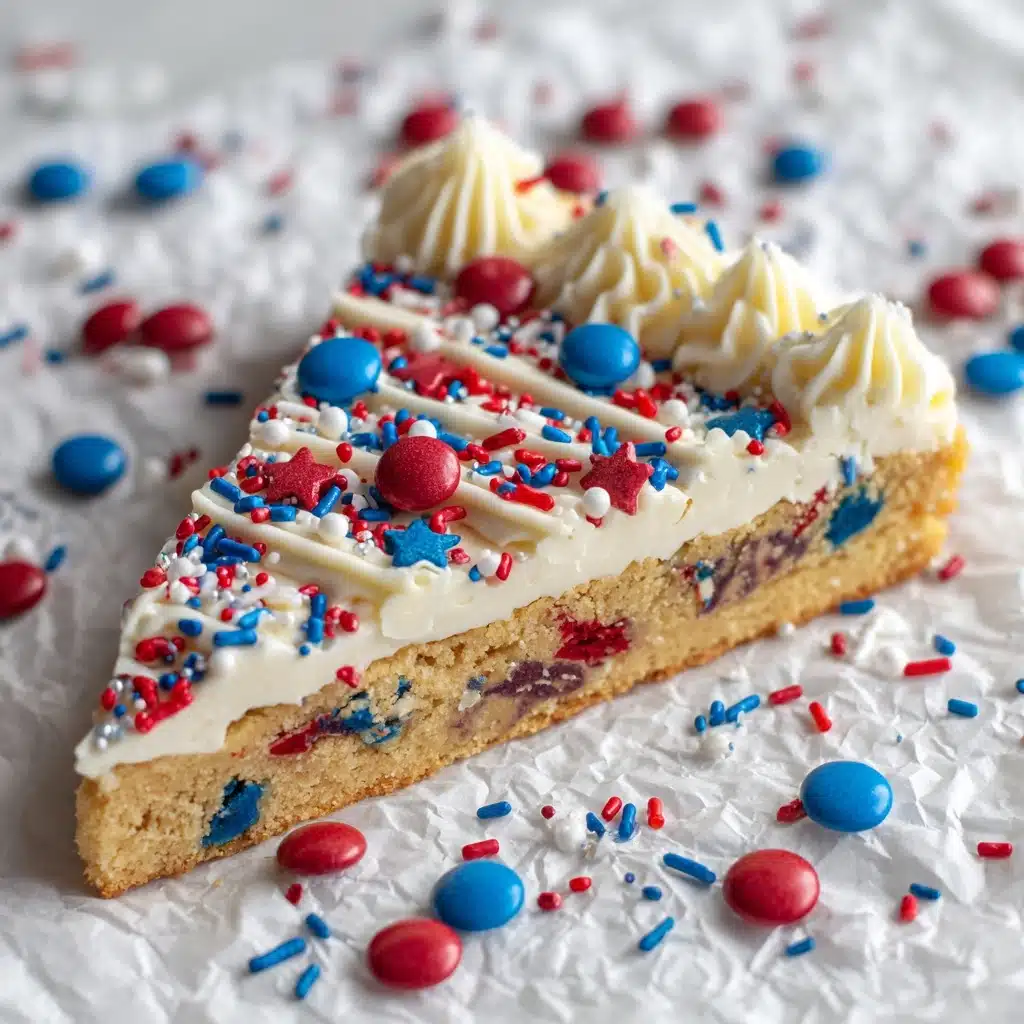 Fireworks Sugar Cookie Cake Recipe - Recipe Image