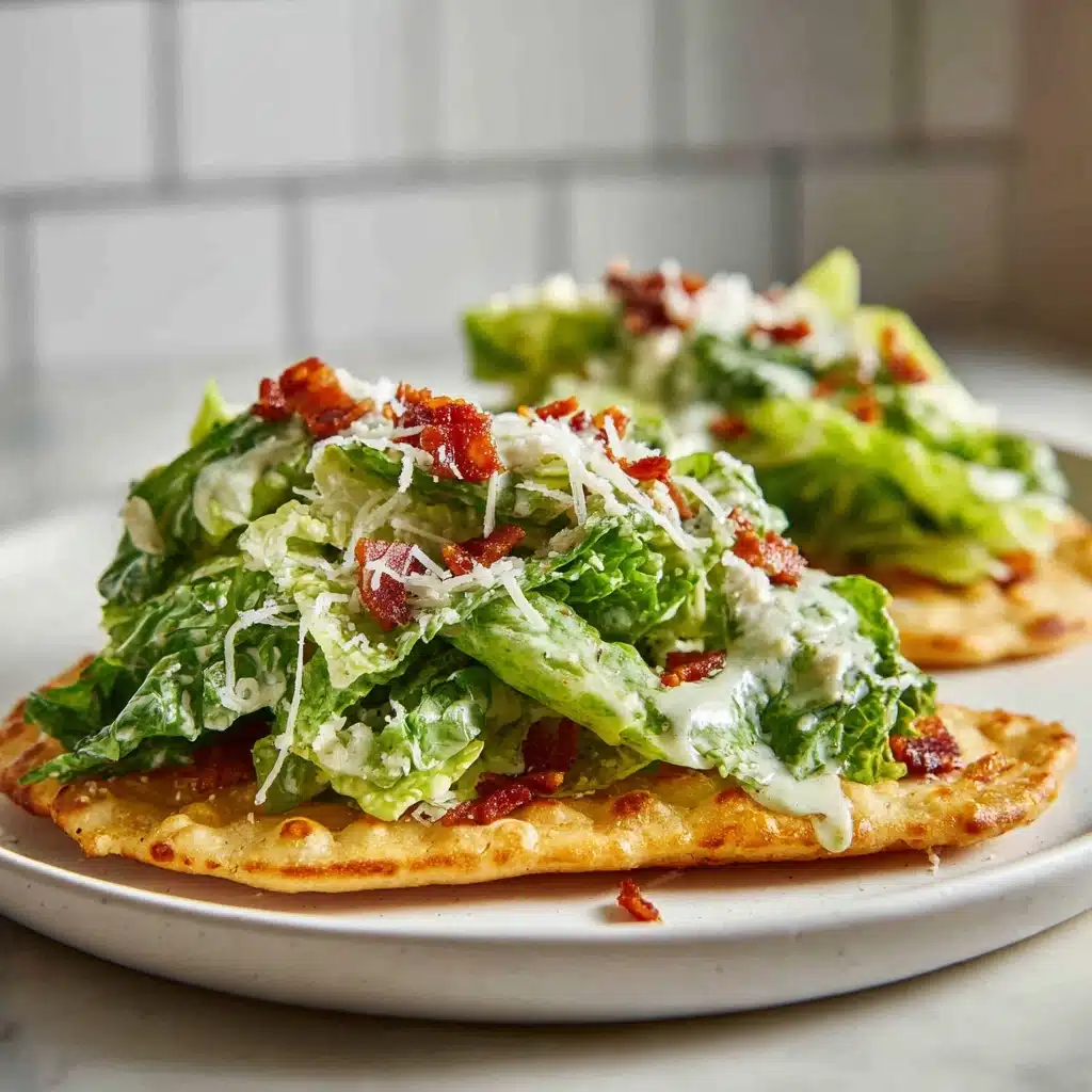 Smash Chicken Caesar Tacos Recipe