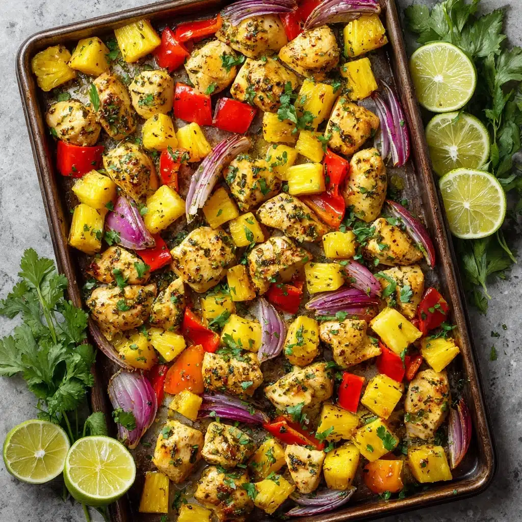 Hawaiian Chicken Sheet Pan Meal Recipe