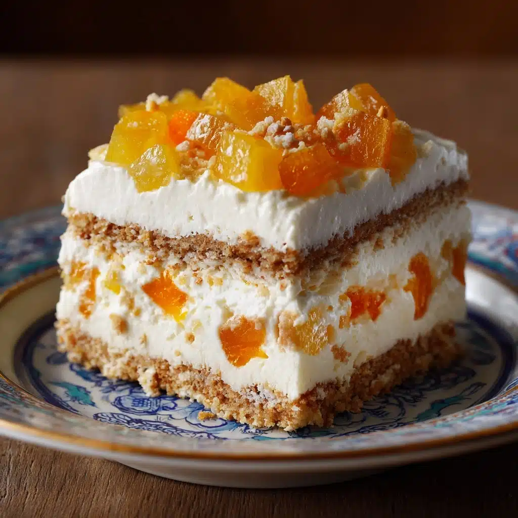 Pineapple Carrot Cream Cake : Moist & Tropical Recipe - Recipe Image