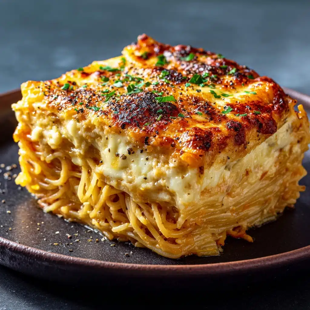 Baked Cream Cheese Spaghetti Casserole Recipe - Recipe Image