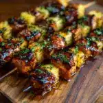 Pineapple Chicken Skewers Recipe