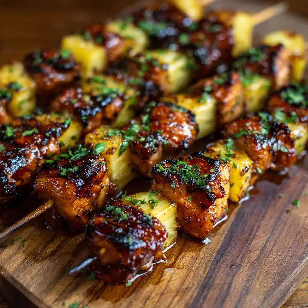 Pineapple Chicken Skewers Recipe