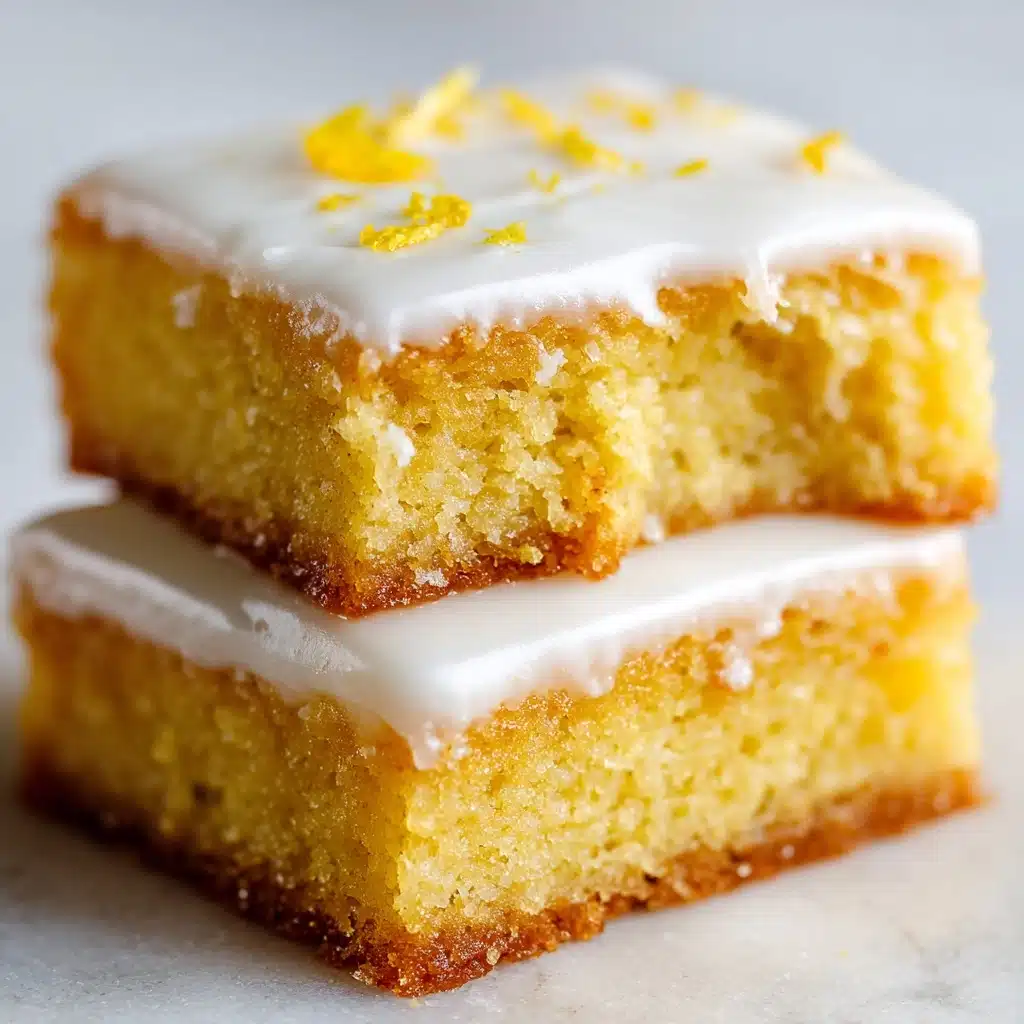 Easy Lemon Brownies Recipe