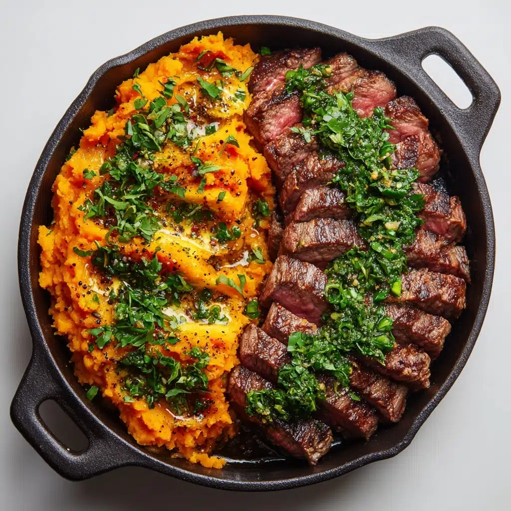 Steak with Green Sauce Recipe - Recipe Image