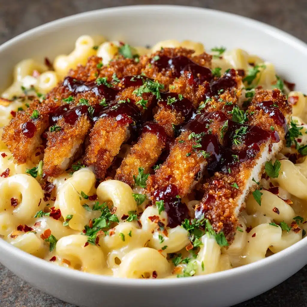 Honey Pepper Chicken Mac and Cheese Recipe - Recipe Image