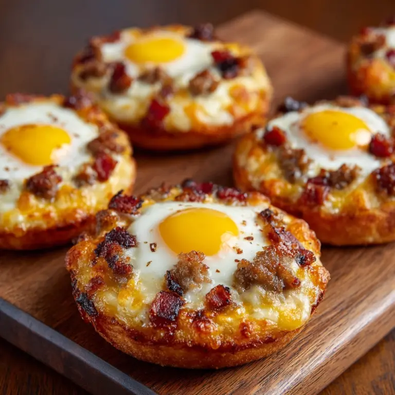 English Muffin Breakfast Pizza Recipe